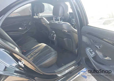 2016 Mercedes-Benz Amg S 63 4Matic из США, поврежденный, VIN WDDUG7JB4GA234268